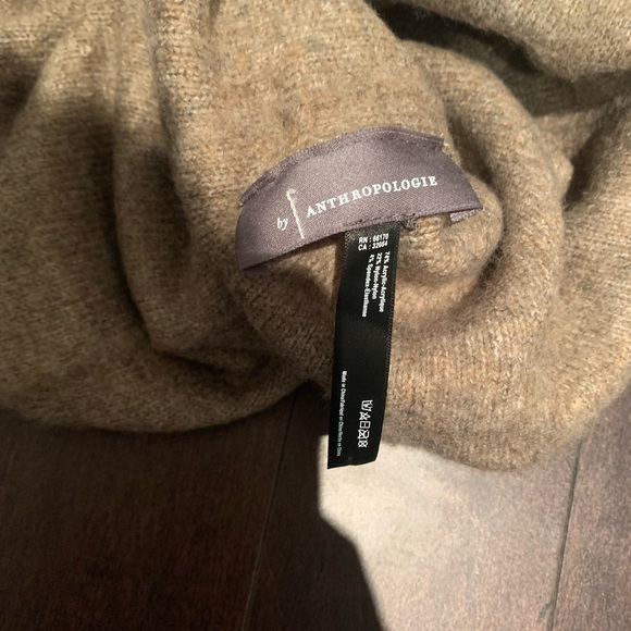 By Anthropologie brown fine knit beanie - Picture 2 of 2